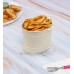 Biege Oval Snacks Platter